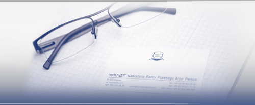 Kancelaria radcy prawnego - Artur Person
